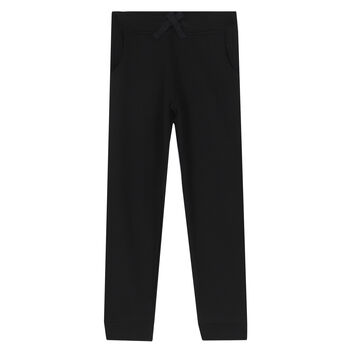 Boys Black Logo Joggers