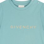 تيشيرت اولاد بالشعار باللون الازرق, 3, hi-res