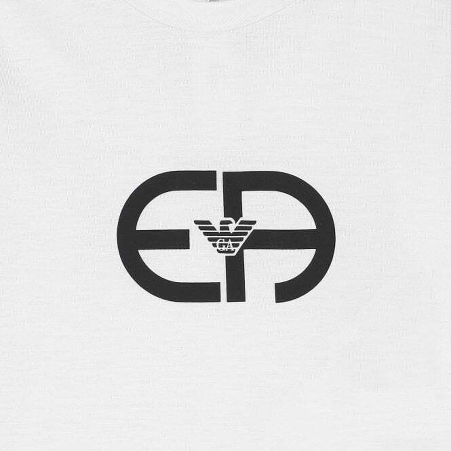 Younger Boys White Logo Top, 1, hi-res