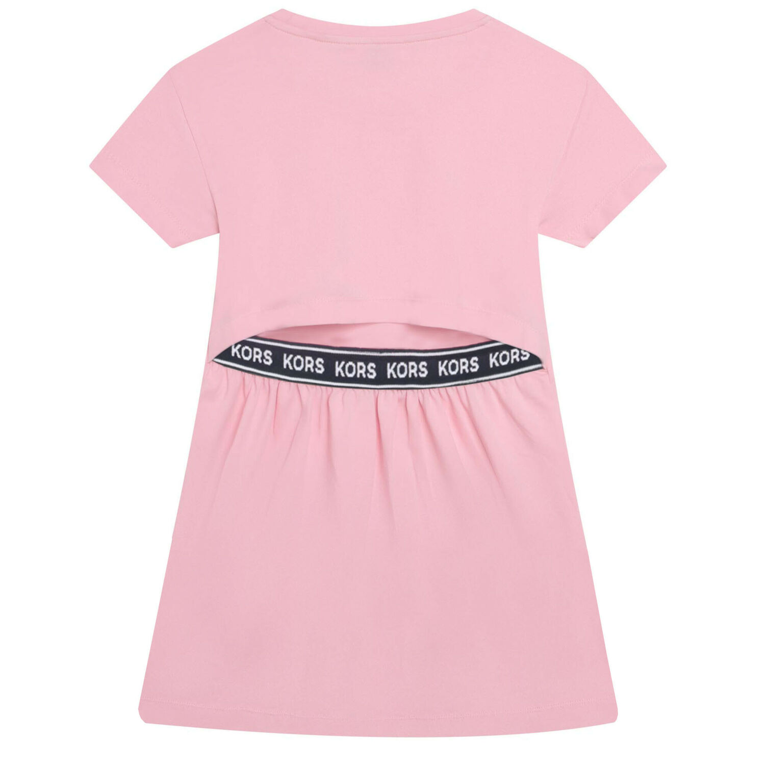 Girls Pink Logo Dress, 2, hi-res image number null