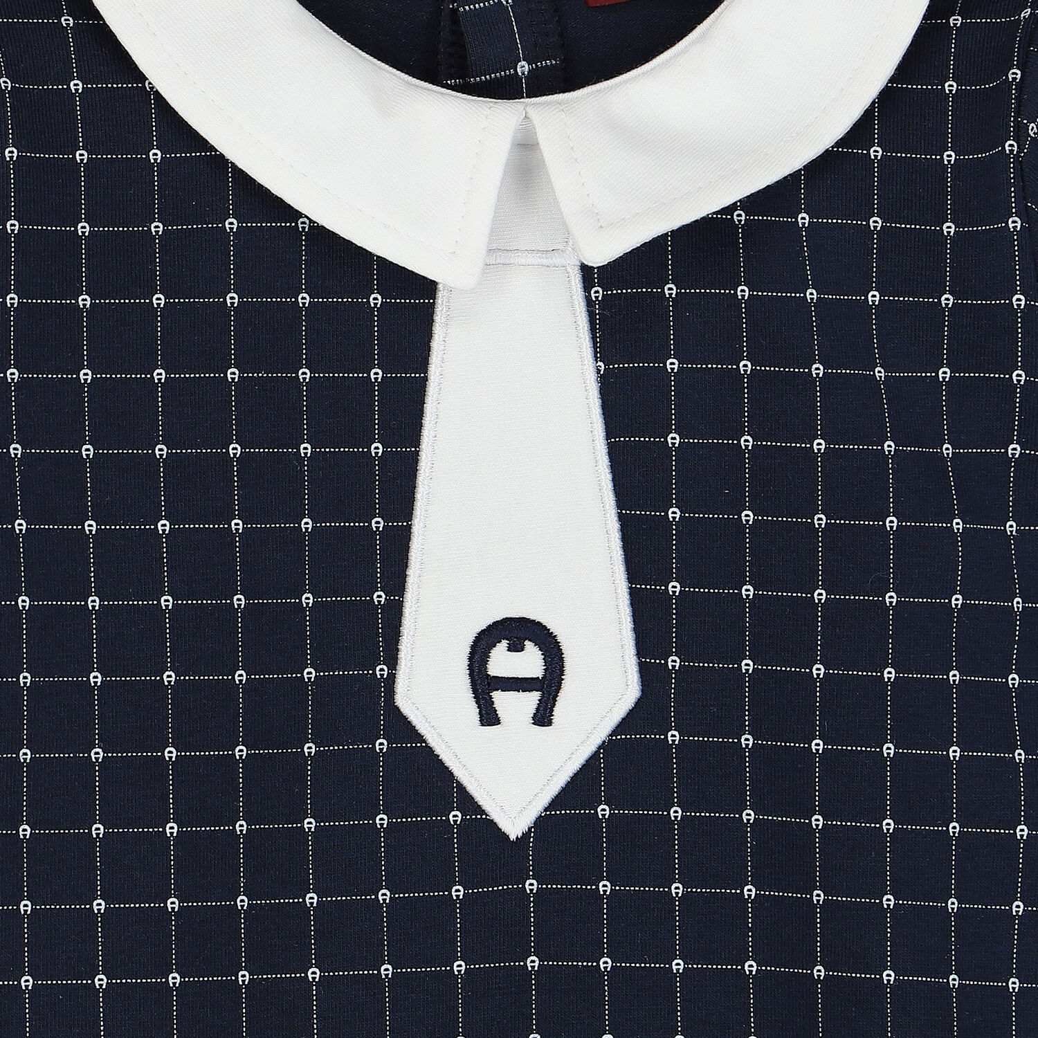 أفرول بالشعار باللون الكحلي للأولاد, 1, hi-res