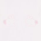 Baby Gilrs Ivory & Pink Rabbit Blanket, 2, hi-res