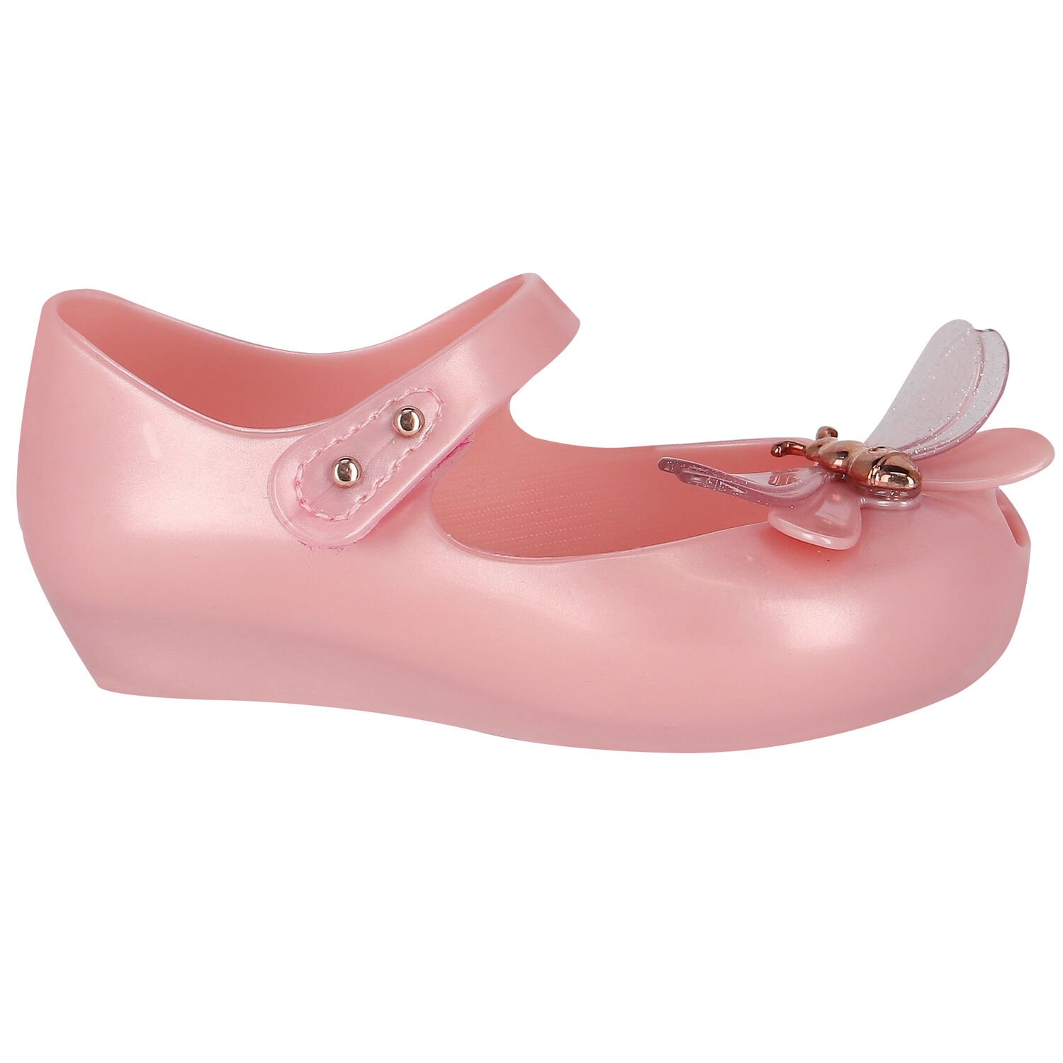 Younger Girls Pink Bugs Jelly Shoes, 1, hi-res