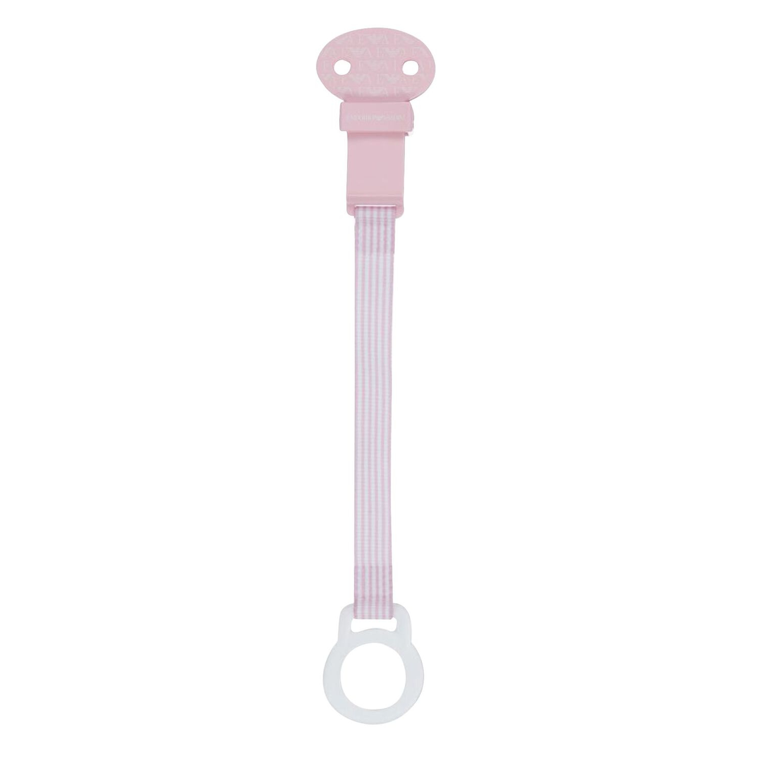 Baby Girls Pink Dummy & Clip Set, 2, hi-res