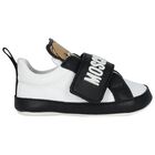 حذاء للأطفال الرضع من الأولاد، أسود وأبيض، بتصميم دب تيدي، مناسب لمرحلة ما قبل المشي, 1, hi-res