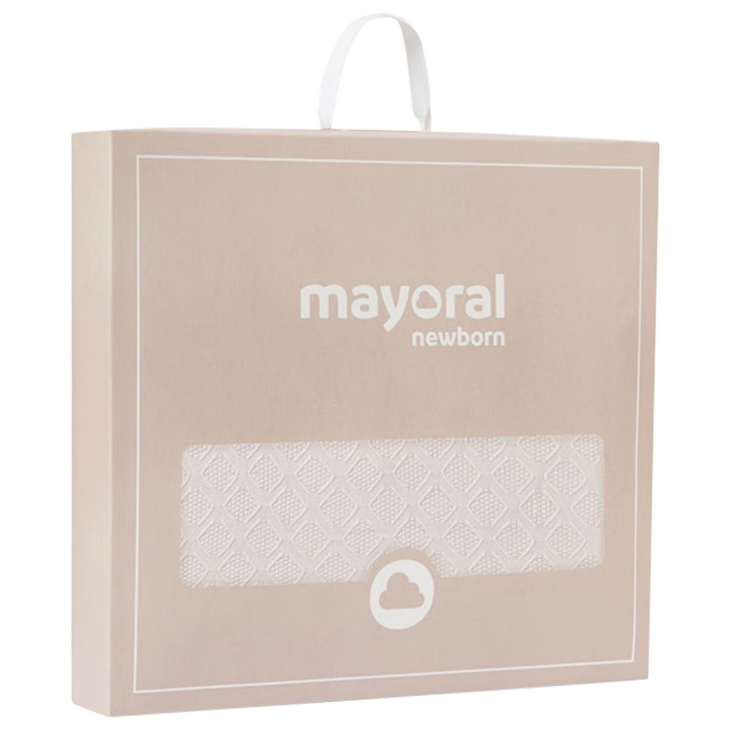 Beige Knit Baby Blanket , 1, hi-res image number null