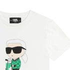 Boys White Logo T-Shirt, 1, hi-res