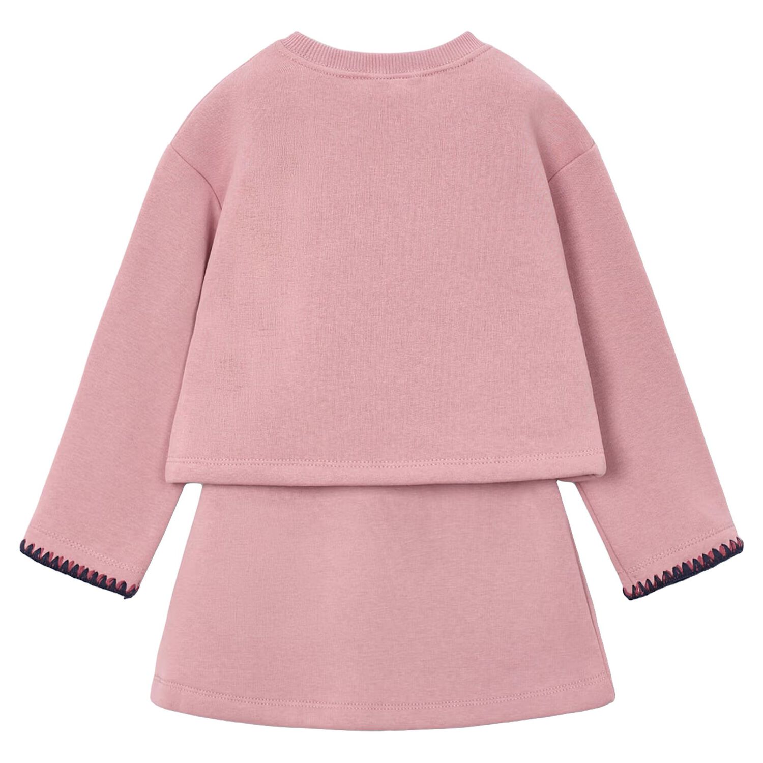 Girls Pink Heart Skirt Set, 2, hi-res