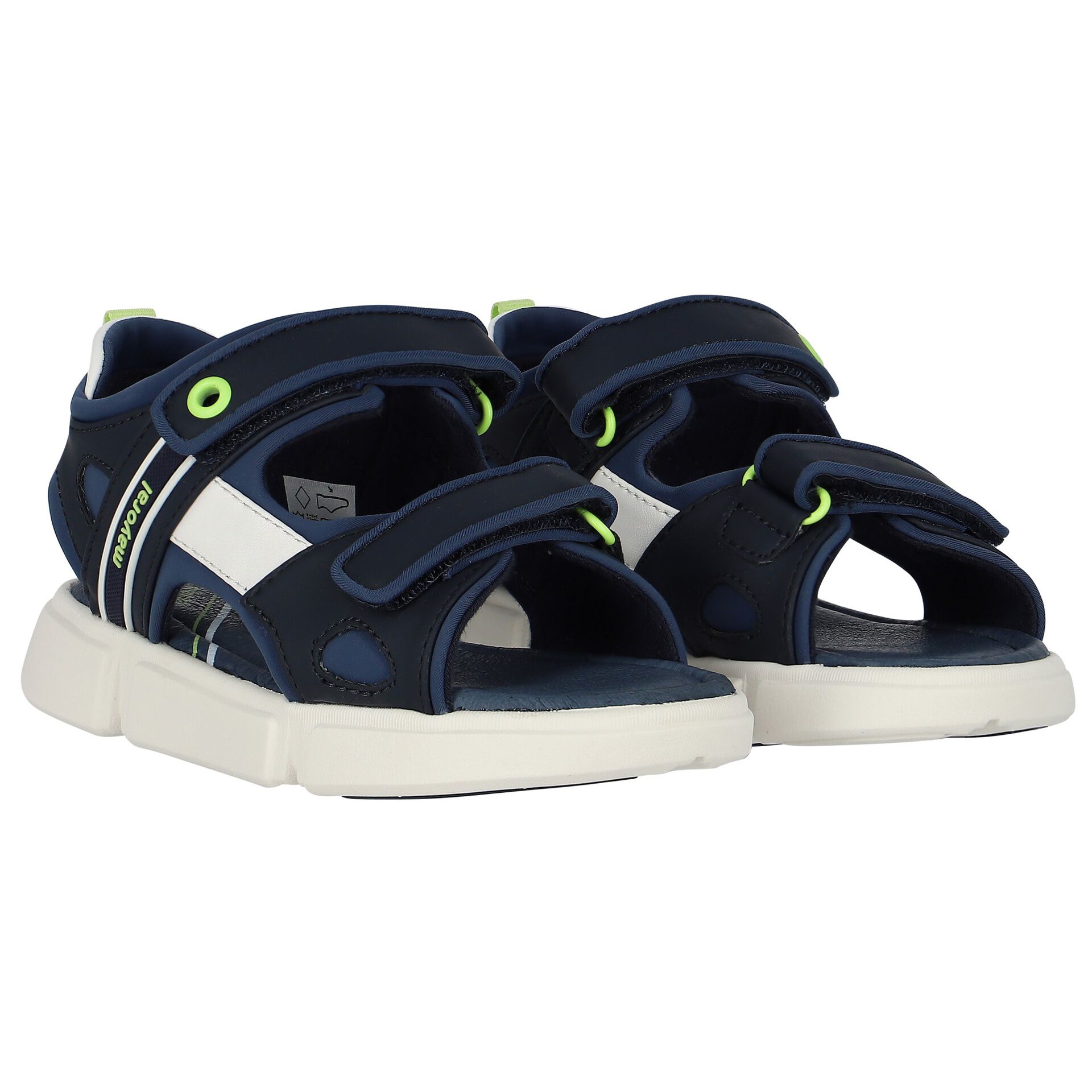 Navy blue boys sandals top