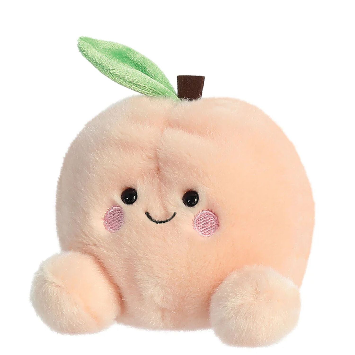 Girls Pink Palm Pals Mellow Peach Soft Toy ( 13cm ), 1, hi-res