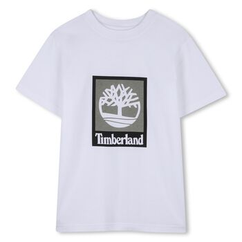 Boys White Logo T-Shirt