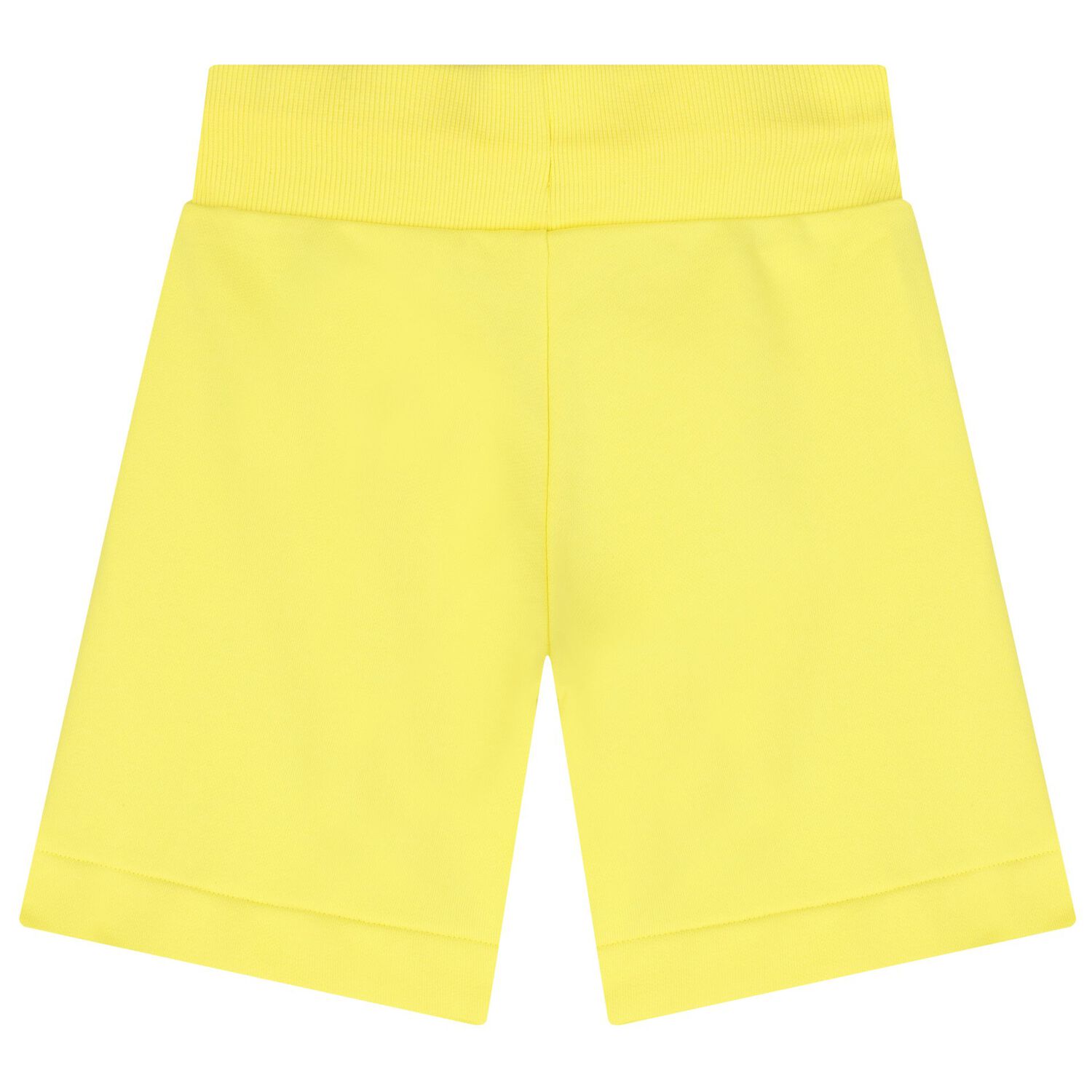 Boys Yellow Logo Shorts, 3, hi-res
