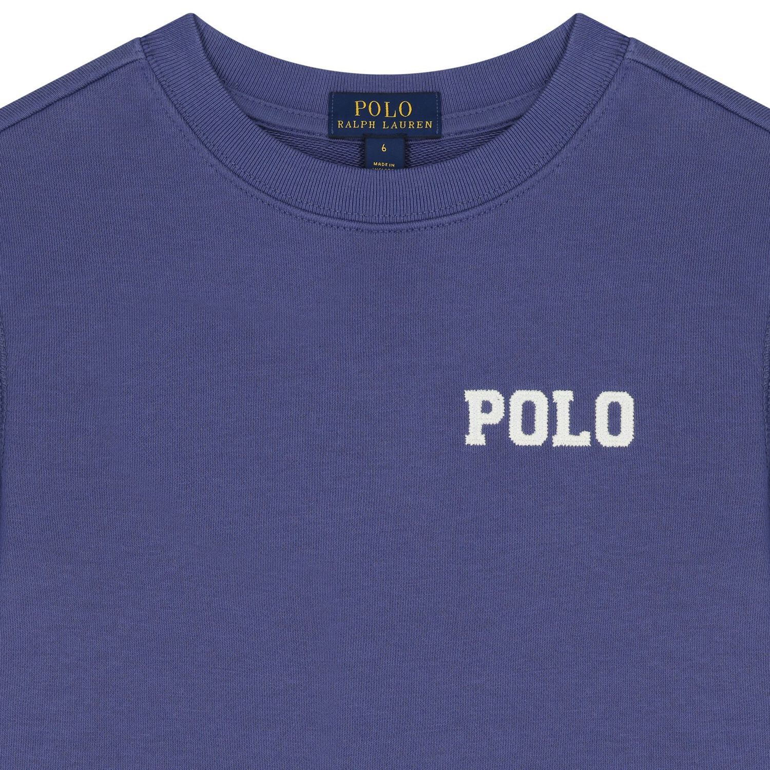 Boys Blue Logo Sweatshirt, 1, hi-res