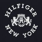 Girls Navy Blue Logo T-Shirt, 1, hi-res