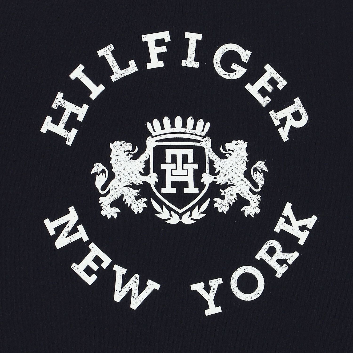 Girls Navy Blue Logo T-Shirt, 1, hi-res