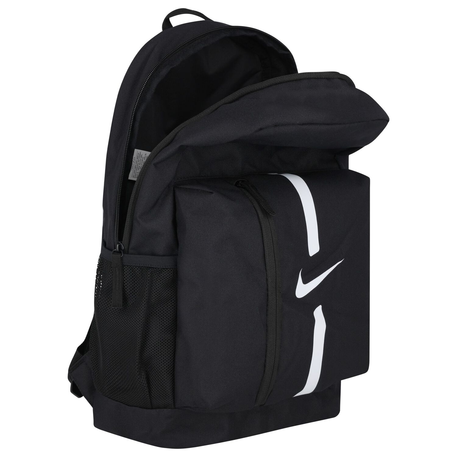 Black Logo Backpack, 1, hi-res