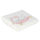 Baby Girls White & Pink Marie Blanket, 1, hi-res
