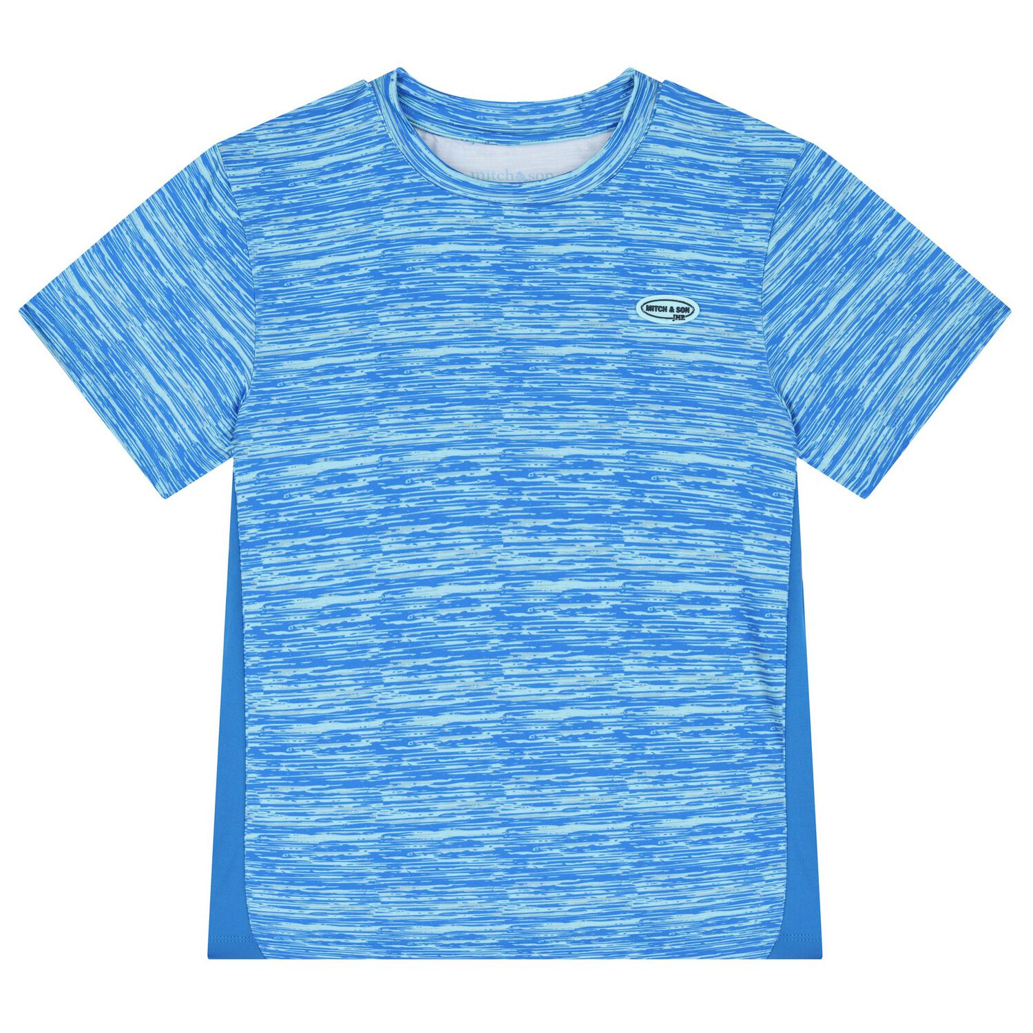 طقم شورت اولاد بالشعار باللون الازرق , 2, hi-res image number null