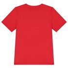 Boys Red Logo T-Shirt, 4, hi-res