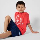 Red Eiffel Tower & Tiger Tail Logo T-Shirt, 1, hi-res