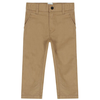 Younger Boys Beige Chino Trousers