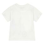 Younger Boys White & Aqua Shorts Set, 3, hi-res
