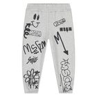 بدله رياضيه للاولاد بالشعار باللون الرمادى , 1, hi-res