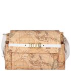 Beige Geo Map Baby Changing Bag, 1, hi-res