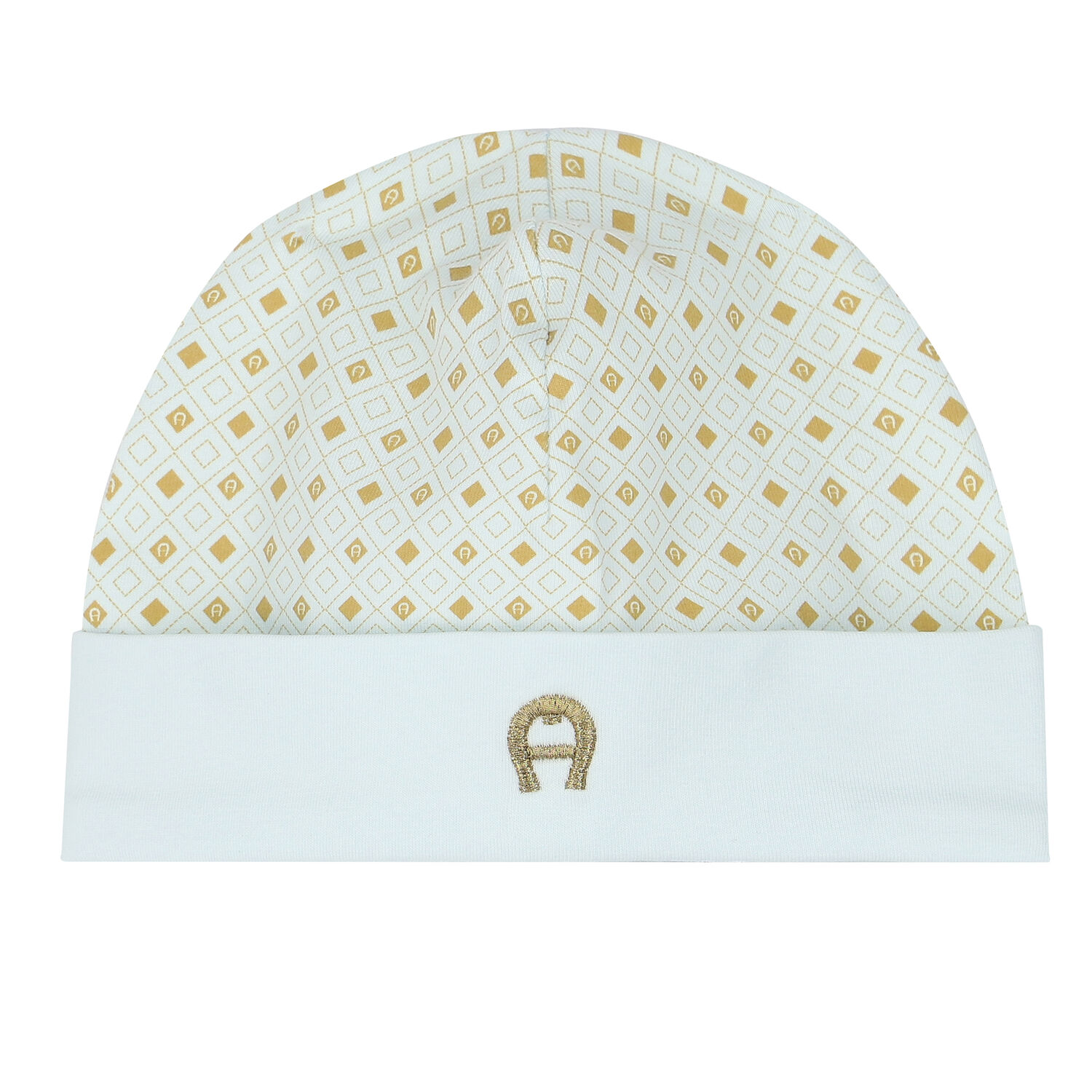 Boys Blue, Ivory & Gold Logo Babygrow Set, 1, hi-res image number null