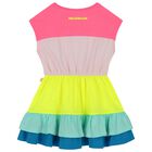 Girls Multi-Coloured Dress, 1, hi-res