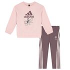 طقم بنات ليغنز بالشعار باللون الوردي, 1, hi-res