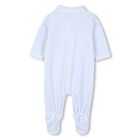 Baby Boys Blue Logo Babygrow, 1, hi-res