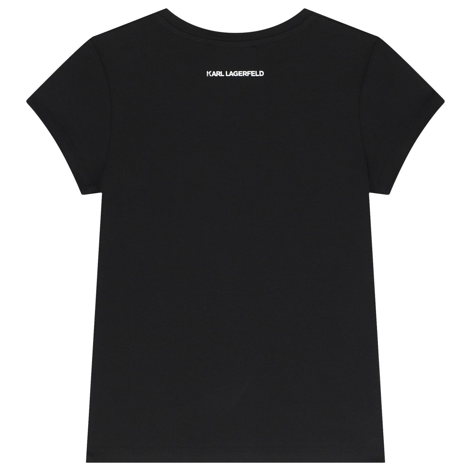 تيشيرت بالشعار باللون الابيض للبنات, 2, hi-res