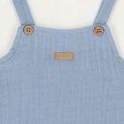 Baby Boys White & Blue Romper Set, 2, hi-res