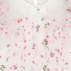 Girls White & Pink Tulle Flowers Dress, 4, hi-res