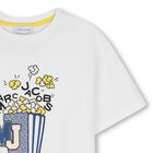 Boys Ivory Popcorn Logo T-Shirt, 1, hi-res