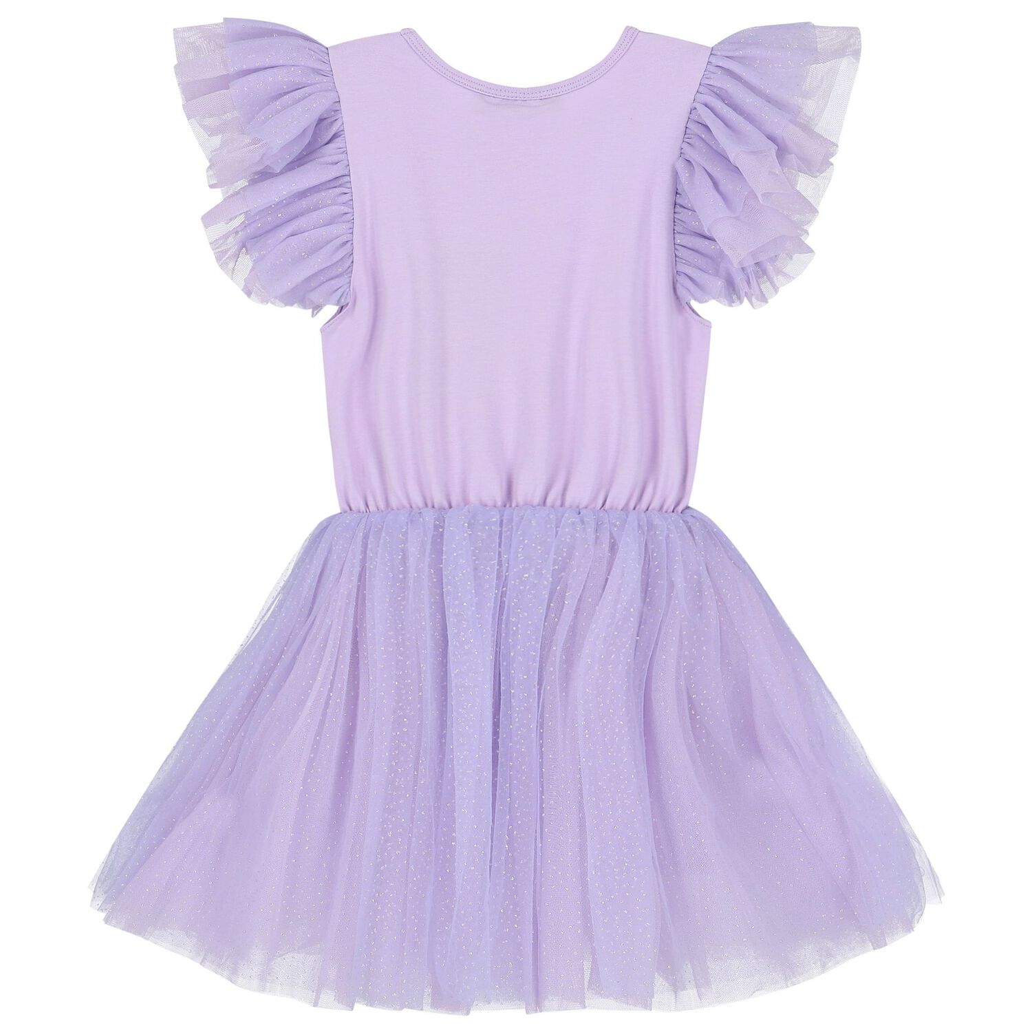 Girls Purple Swan Tulle Dress, 1, hi-res image number null