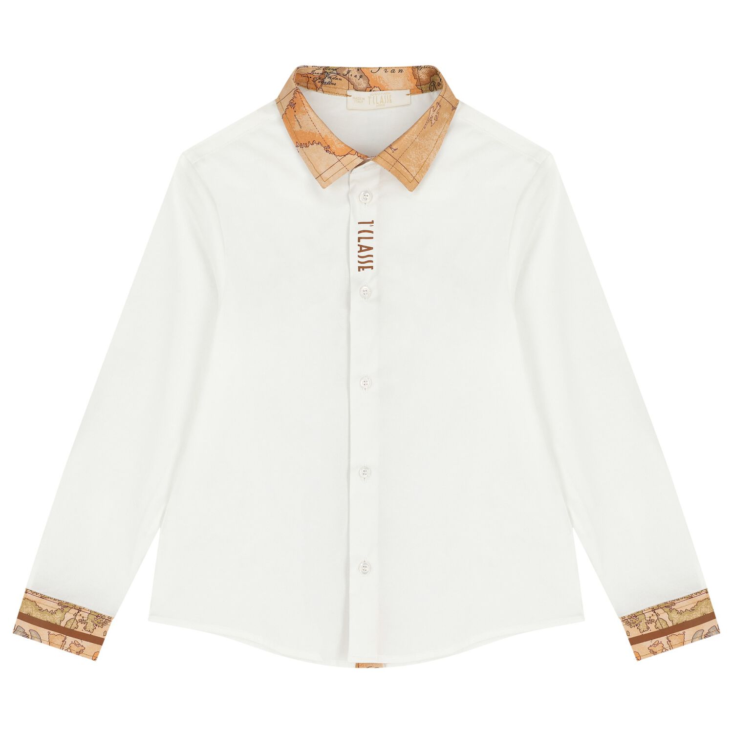 قميص للأولاد مع خريطة جغرافية باللون الأبيض, 1, hi-res
