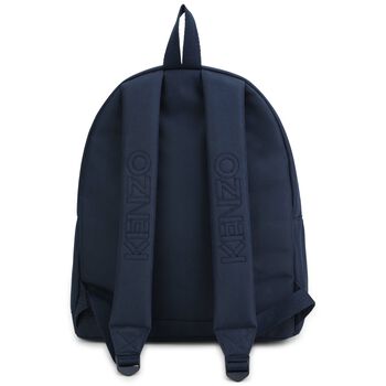 Navy Blue Logo Backpack