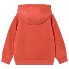 بلوزة باللون برتقالية بغطاء رأس للأولاد , 1, hi-res