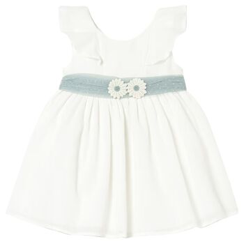 Younger Girls White Tulle Dress