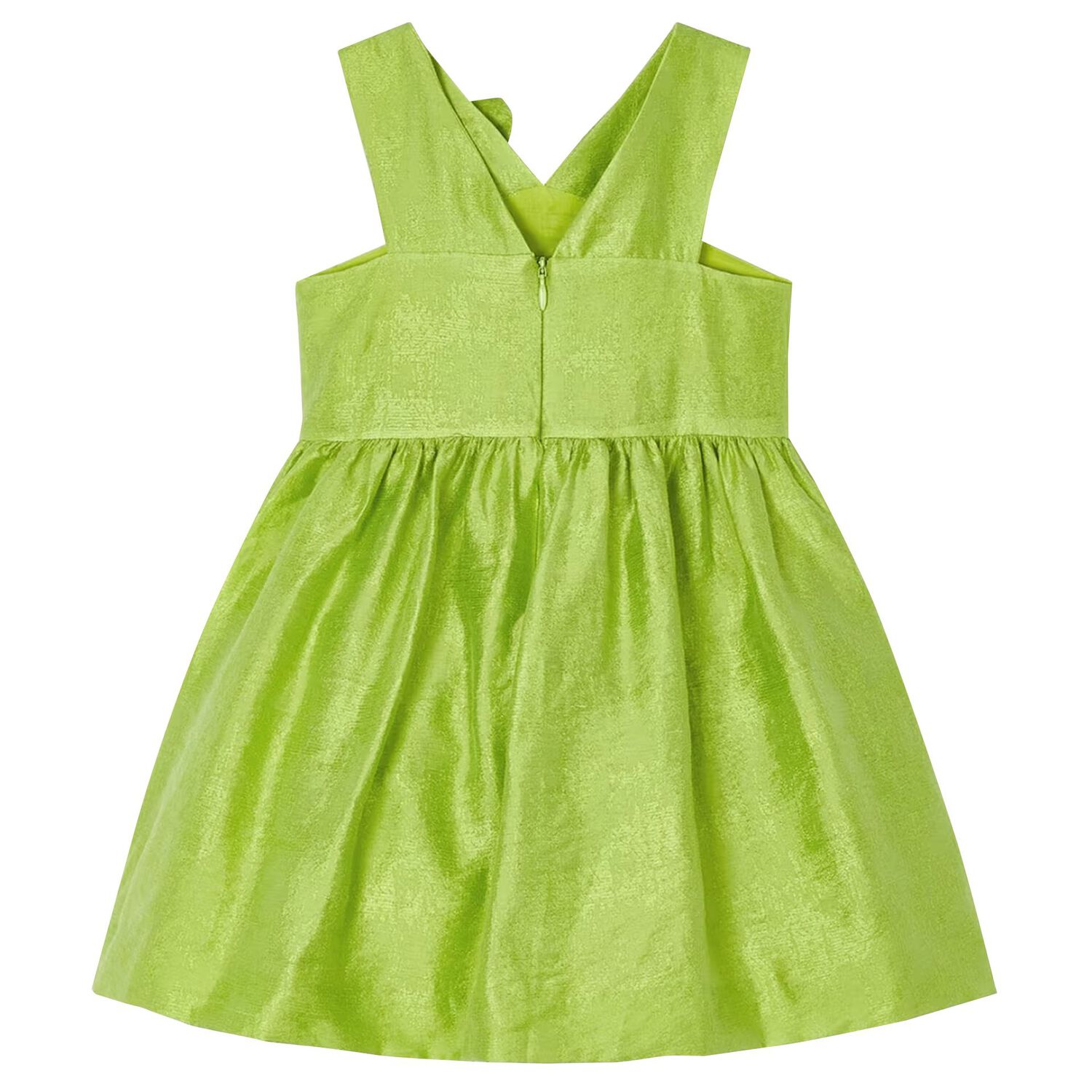 Girls Green Flower Dress, 1, hi-res image number null