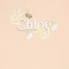 Younger Girls Pale Pink Logo Long Sleeve Top, 1, hi-res