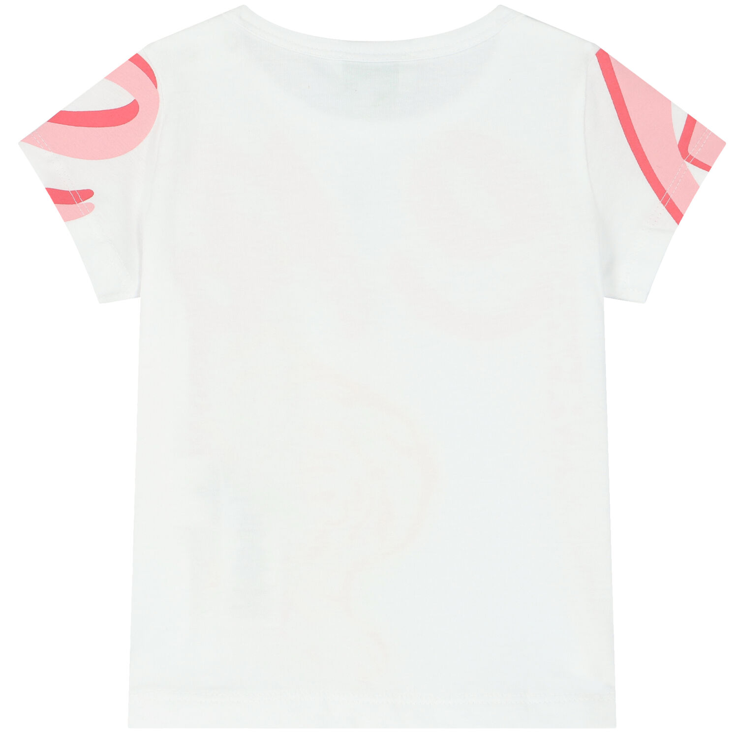 Younger Girls White Logo T-Shirt, 1, hi-res