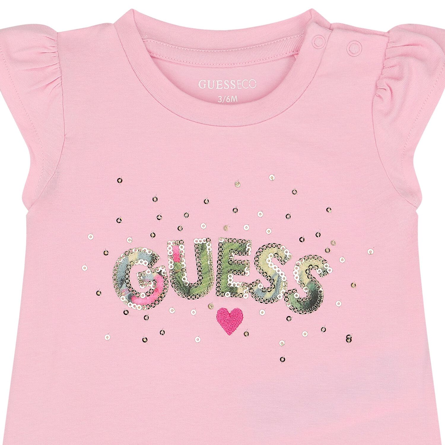 طقم ليغينز بنات بطبعة نباتية, 1, hi-res