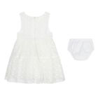 Baby Girls White Heart Dress Set, 1, hi-res