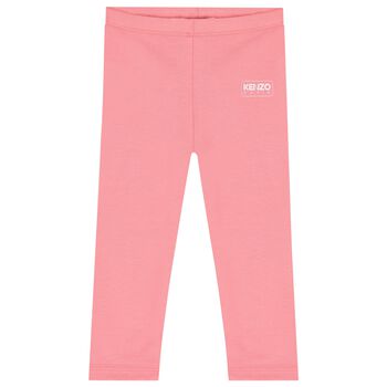 Younger Girls Pink Leggings