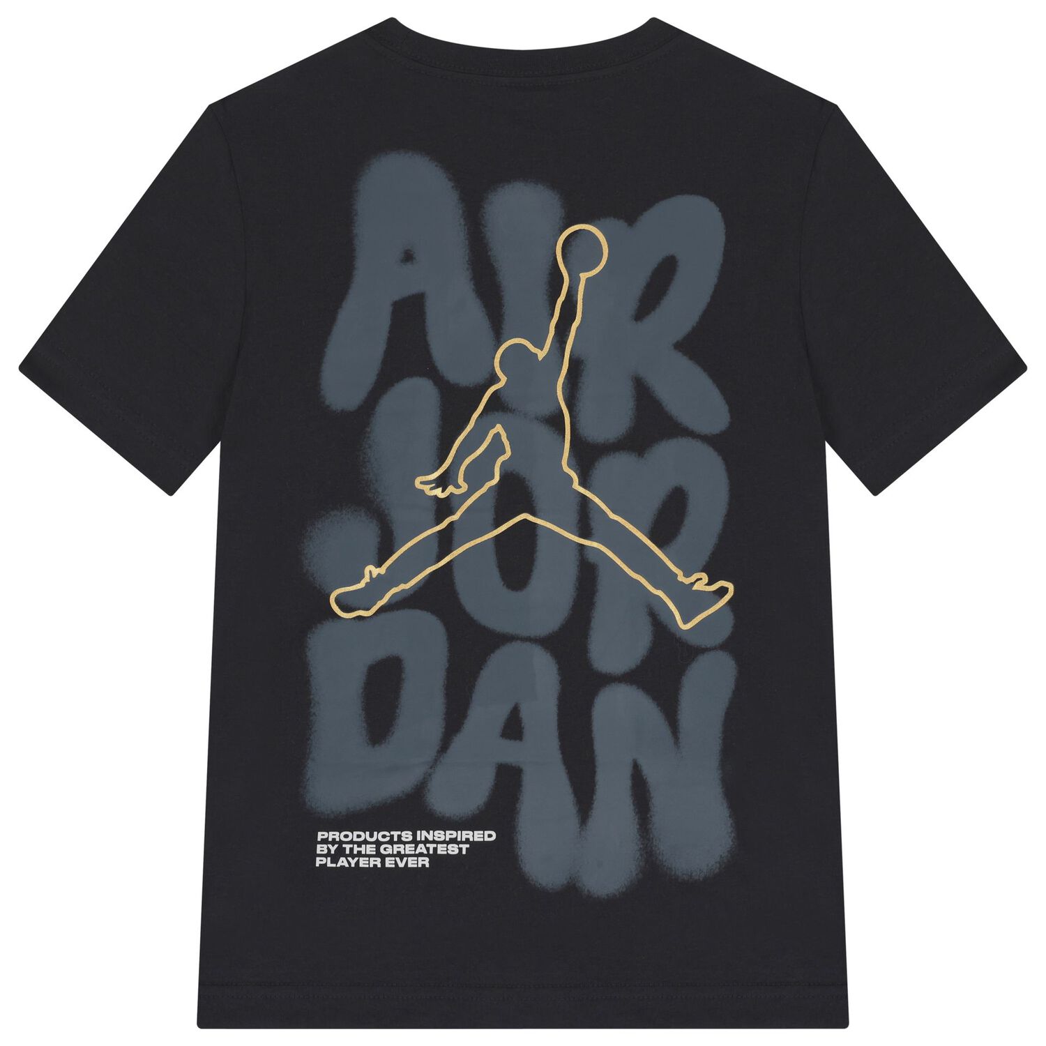Boys Black Jordan T-Shirt, 2, hi-res