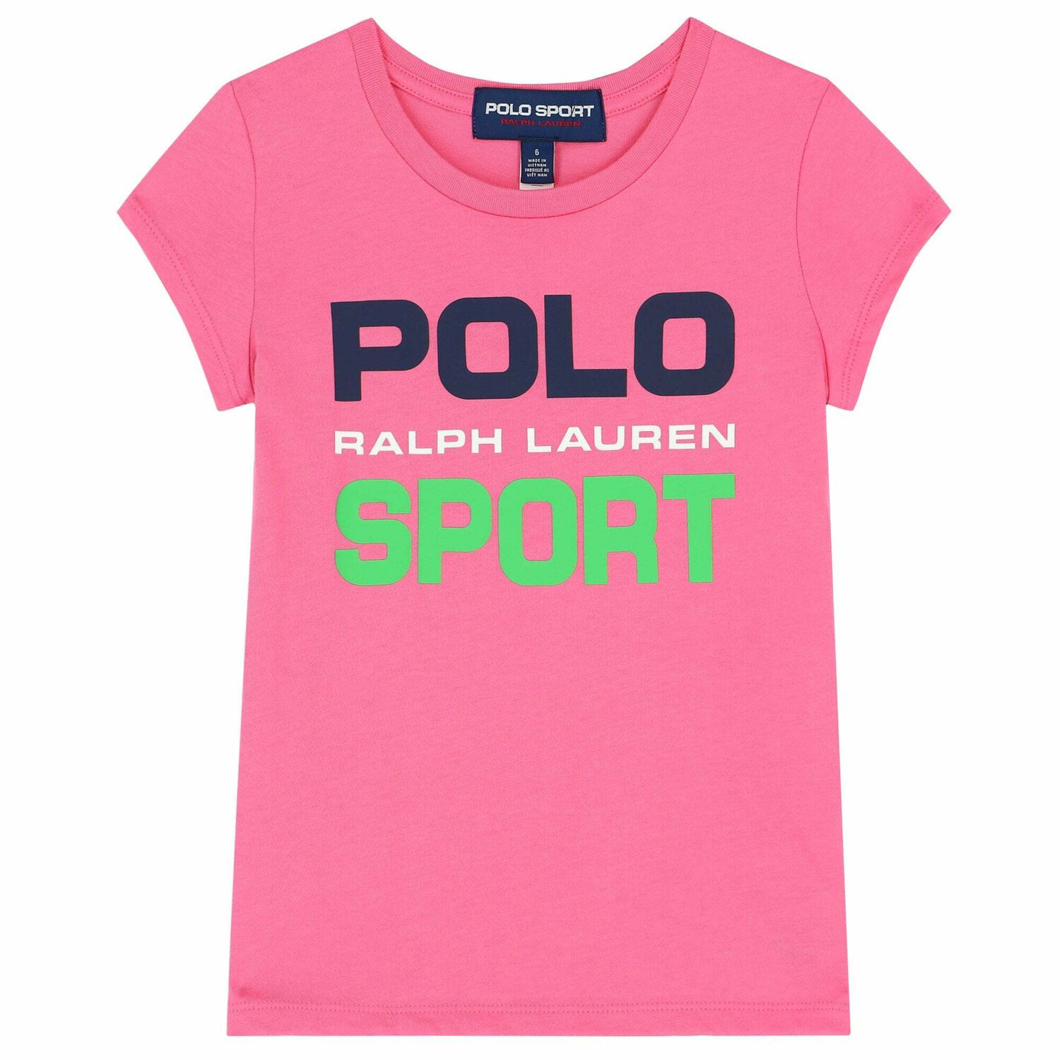 Girls Pink Logo T-Shirt, 2, hi-res image number null
