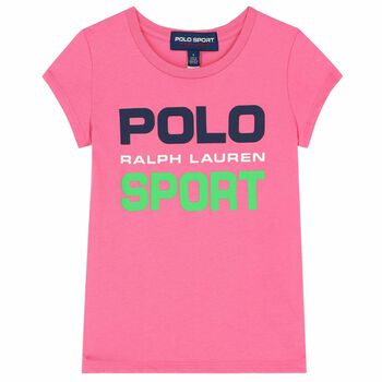 Girls Pink Logo T-Shirt